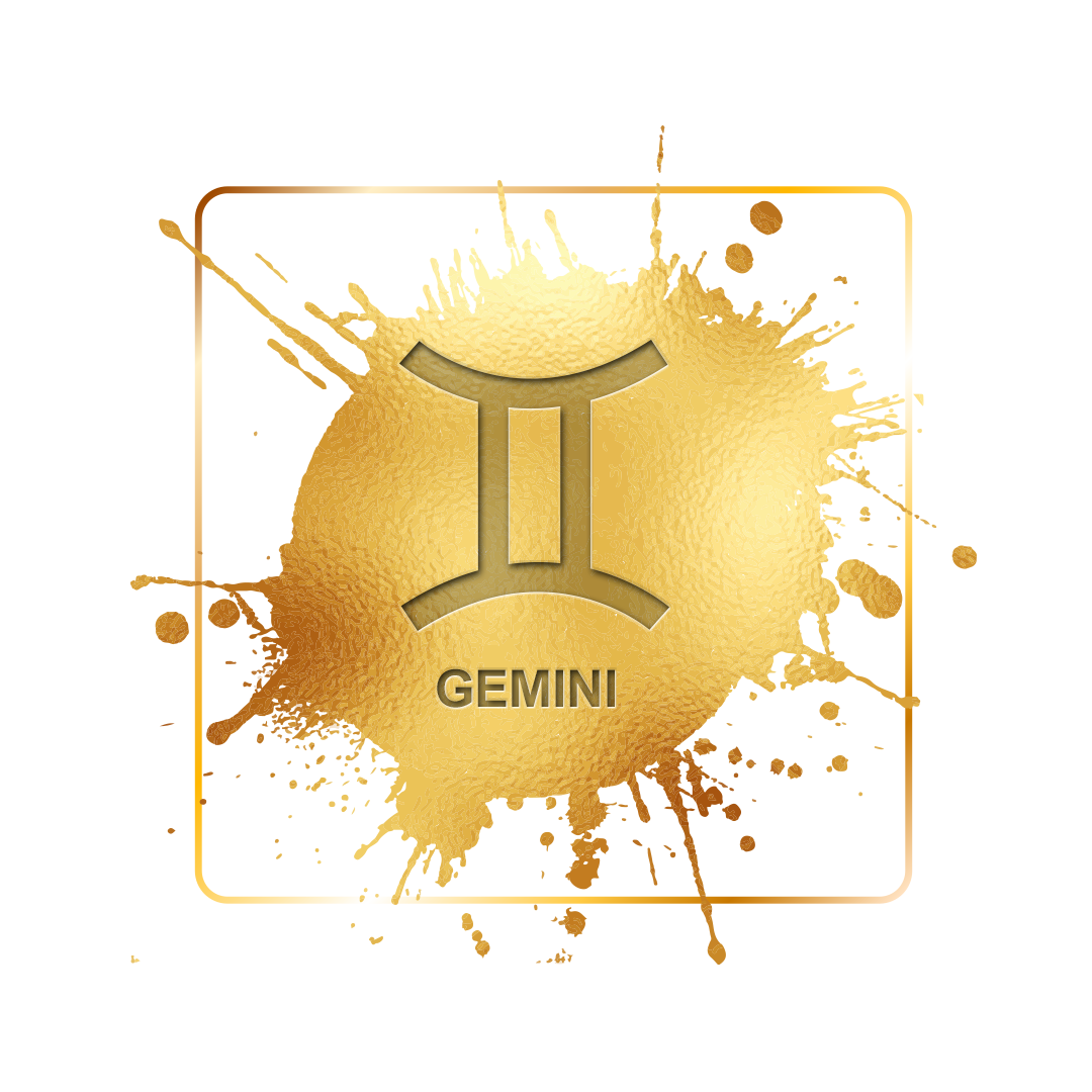 Golden Gemini zodiac sign png, Gemini sign PNG, Gemini gold PNG transparent images, Zodiac Gemini png images